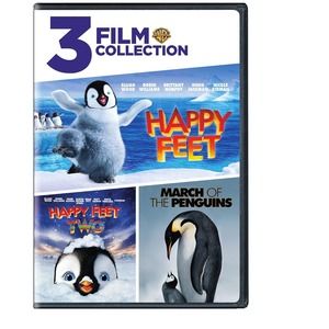 3 Film Collection Dvd Happy Feet 1 & 2 March of the Penguins sealed NEW
